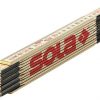 SOLA - H 2.4/12 - drevený skladací meter 2,4m SOLA www.profimeranie.sk