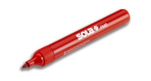 SOLA - PMR - permanentný značkovač - červená SOLA www.profimeranie.sk