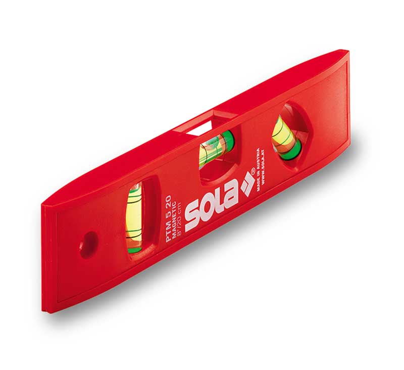 SOLA - PTM 5 20 - plastová vodováha magnetická torpédo 20cm SOLA www.profimeranie.sk SOLA - PTM 5 20 - plastová vodováha magnetická torpédo 20cm SOLA www.profimeranie.sk