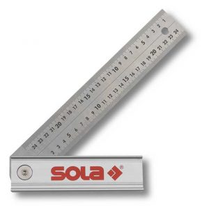 SOLA - Quattro - nastavitelný úhelník 250x170mm SOLA www.profimeranie.sk
