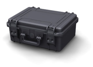 MAX Plastový kufor 380x270xH 160mm, IP 67,cierna farba MAGG PROFI www.profimeranie.sk